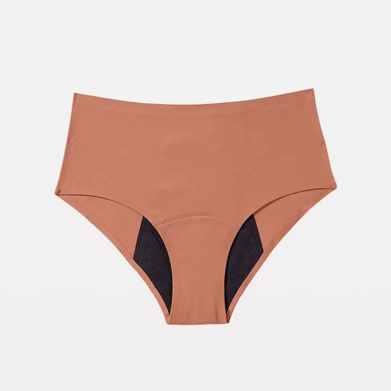 【1 ORDER 3 SIZES】Beautikini Stretch Seamless High Waisted Incontinence Period Underwear