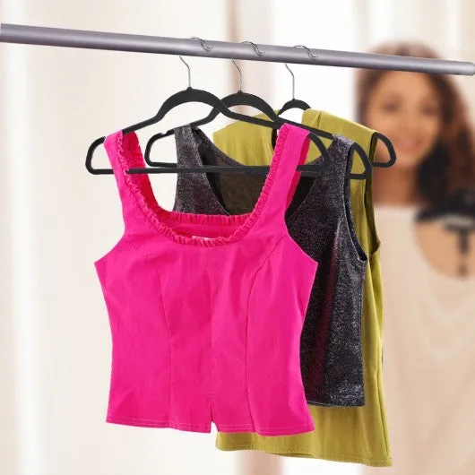 100 pcs Velvet Clothes Suit/Shirt/Pants Hangers