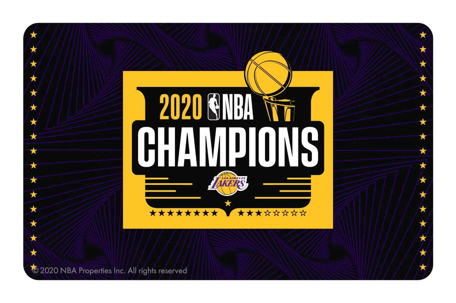 2020 NBA Champions: Los Angeles Lakers (B)
