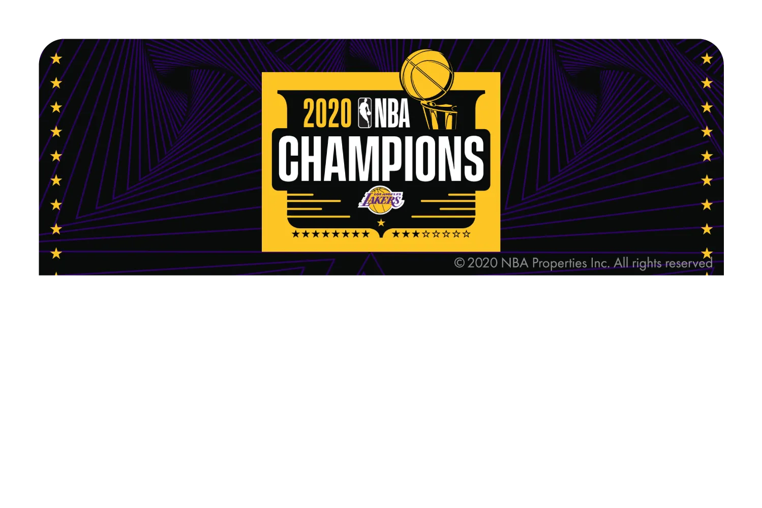 2020 NBA Champions: Los Angeles Lakers (B)