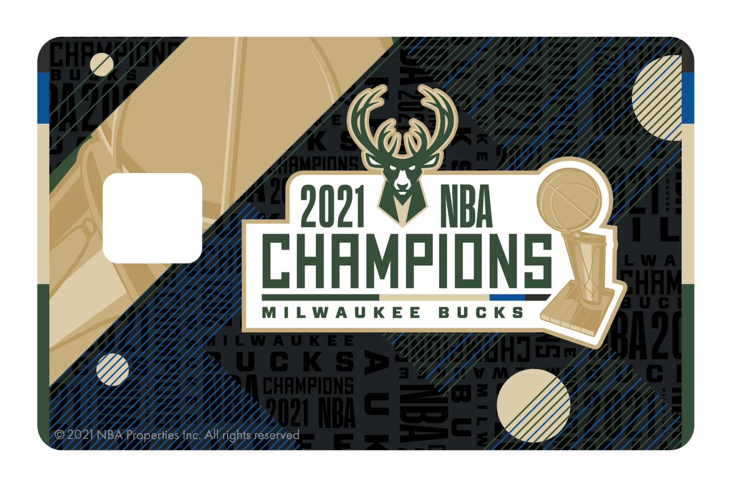 2021 NBA Champions: Milwaukee Bucks - Fear the Deer
