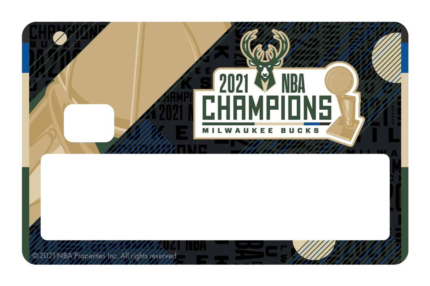 2021 NBA Champions: Milwaukee Bucks - Fear the Deer