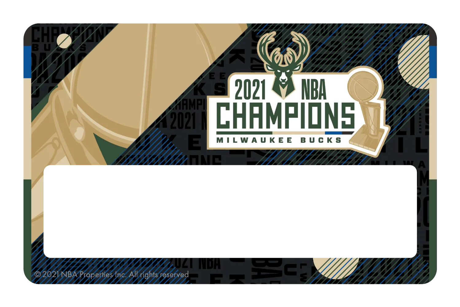 2021 NBA Champions: Milwaukee Bucks - Fear the Deer