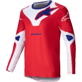 2025 YOUTH RACER VEIL JERSEY BRIGHT-RED WHITE