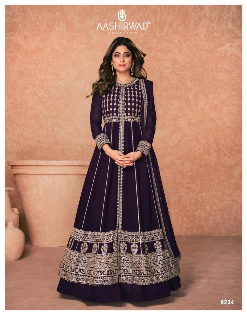 Aashirwad Jannat 9234-9238 Series Salwar Suit