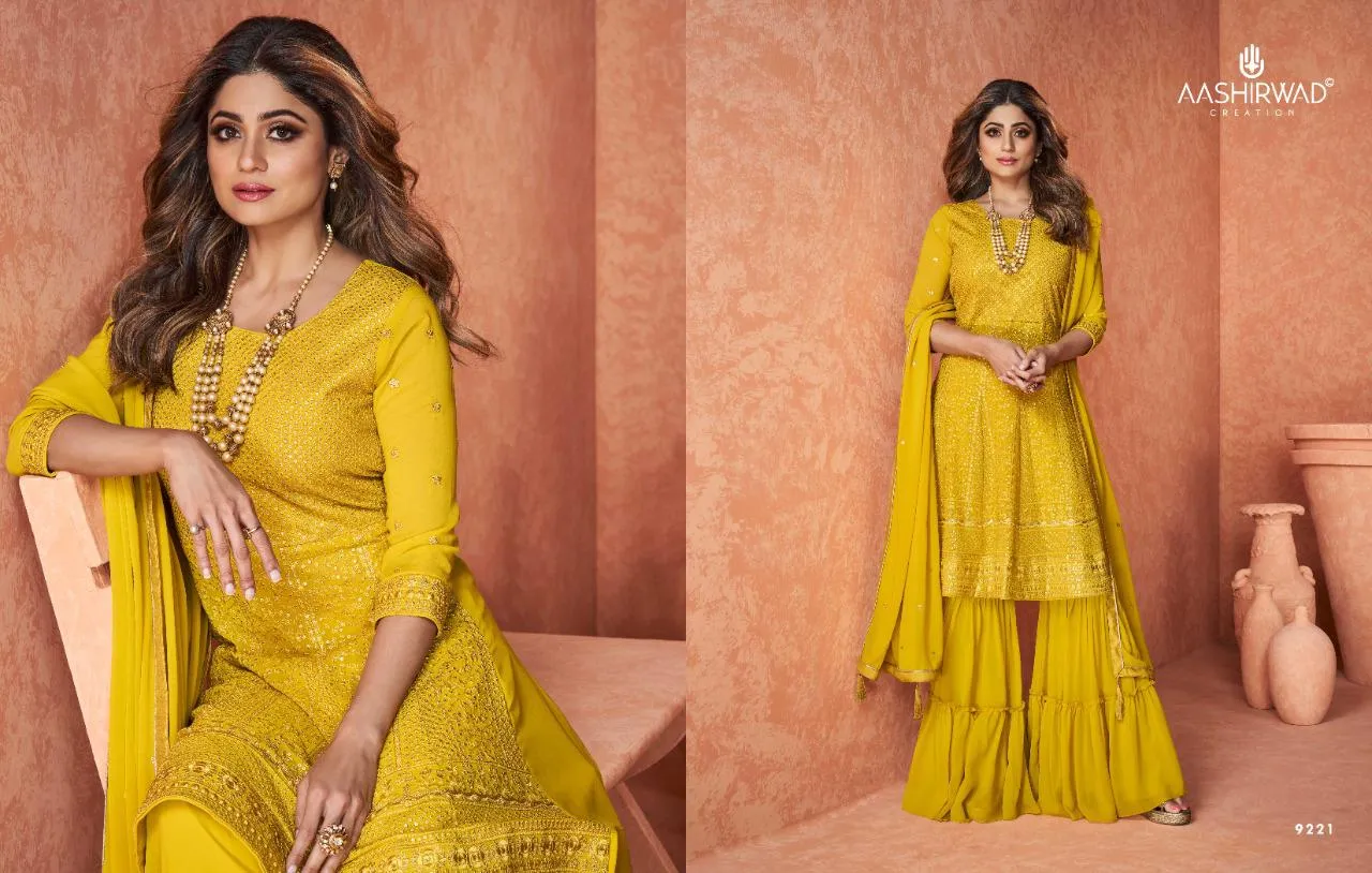 Aashirwad Kashish 9219 Series Designer Salwar Suits