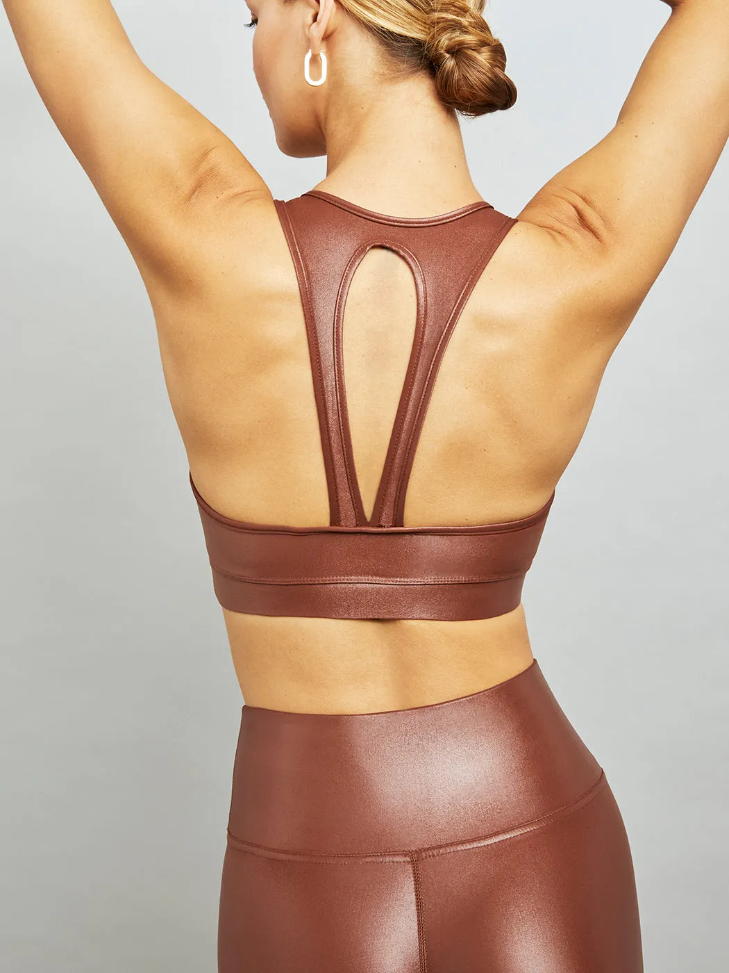 Action Bra 2.0 in Takara Shine - Cappuccino