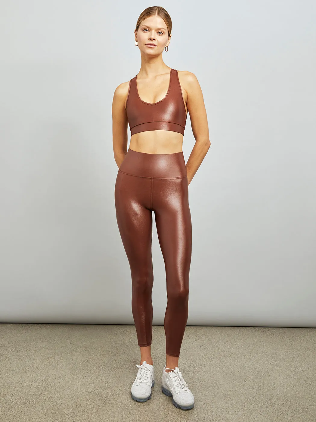 Action Bra 2.0 in Takara Shine - Cappuccino