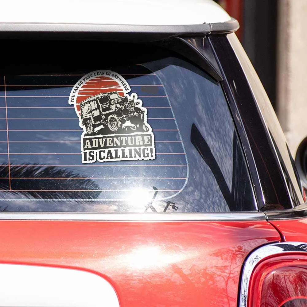 Adventure is calling Reflective Sticker