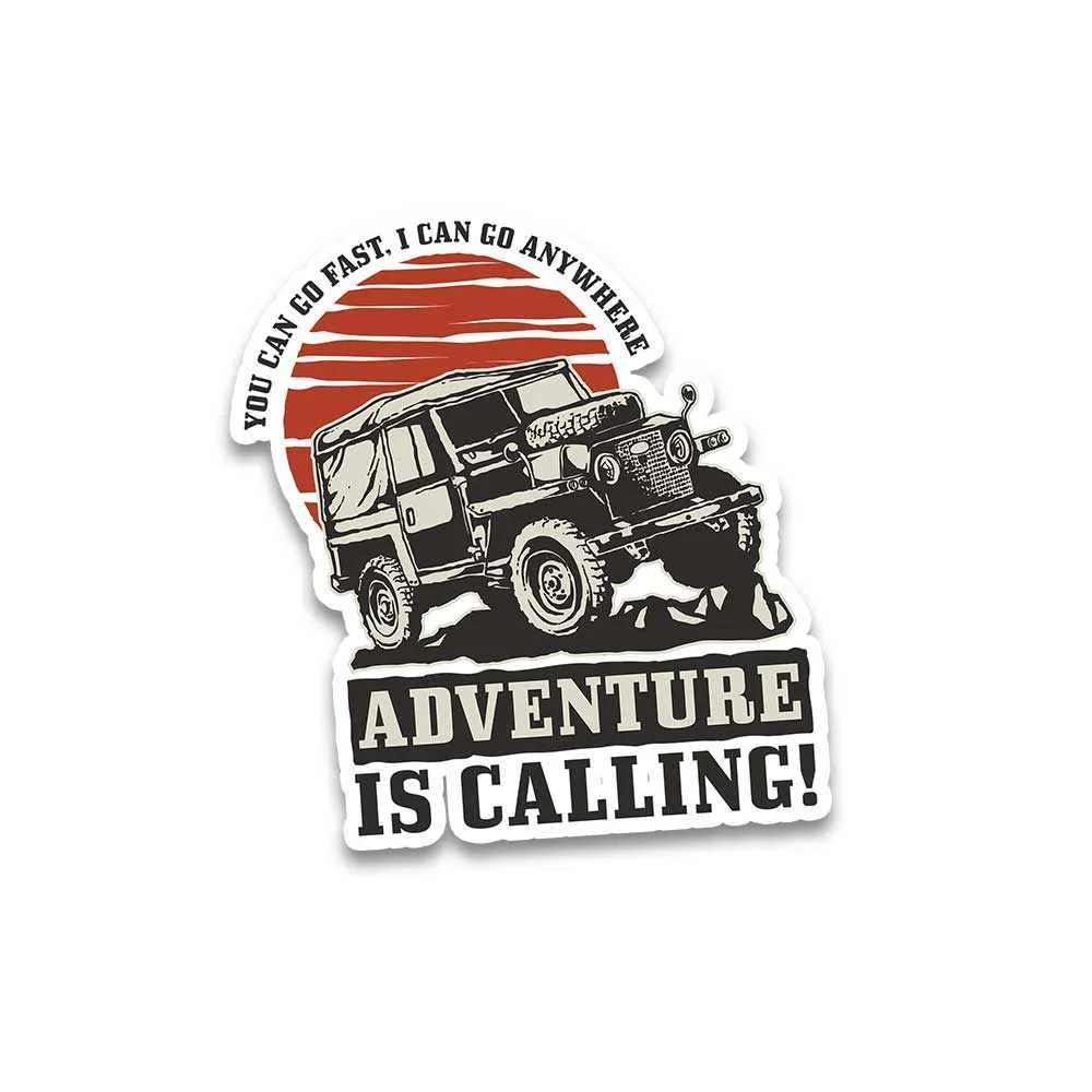 Adventure is calling Reflective Sticker