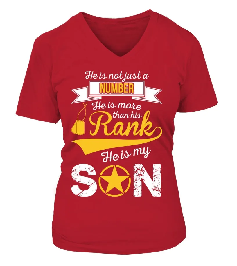 Army Mom More Than Rank T-shirts