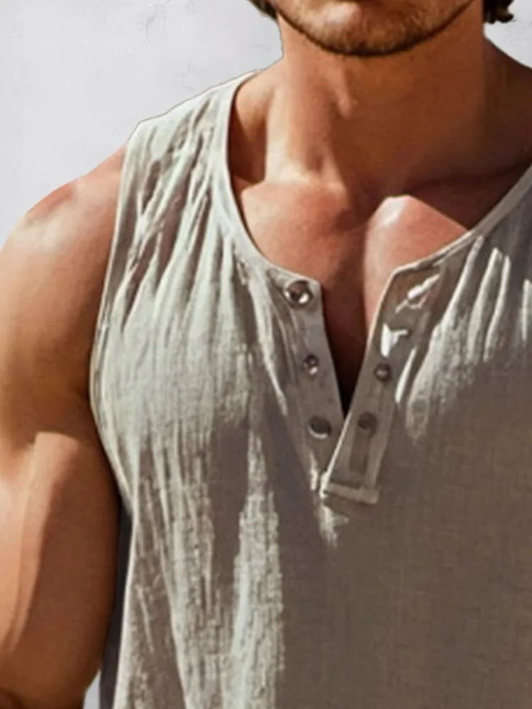 Basic 100% Cotton Sports Tank Top