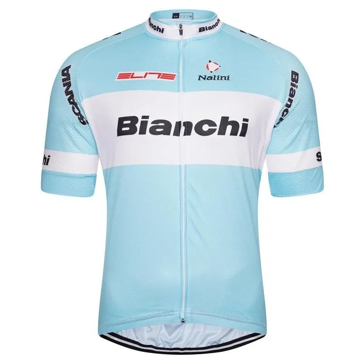 Bianchi Retro Jersey Short Sleeve Mint