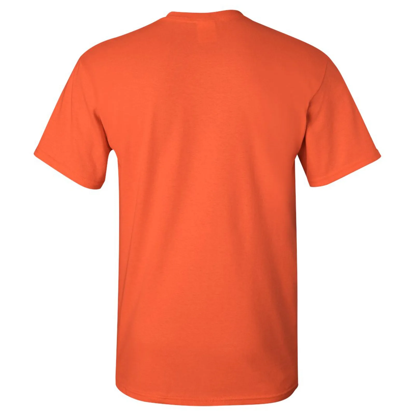 Bowling Green State University Falcons Arch Logo Graphic Design Basic Cotton Short Sleeve T Shirt - Orange