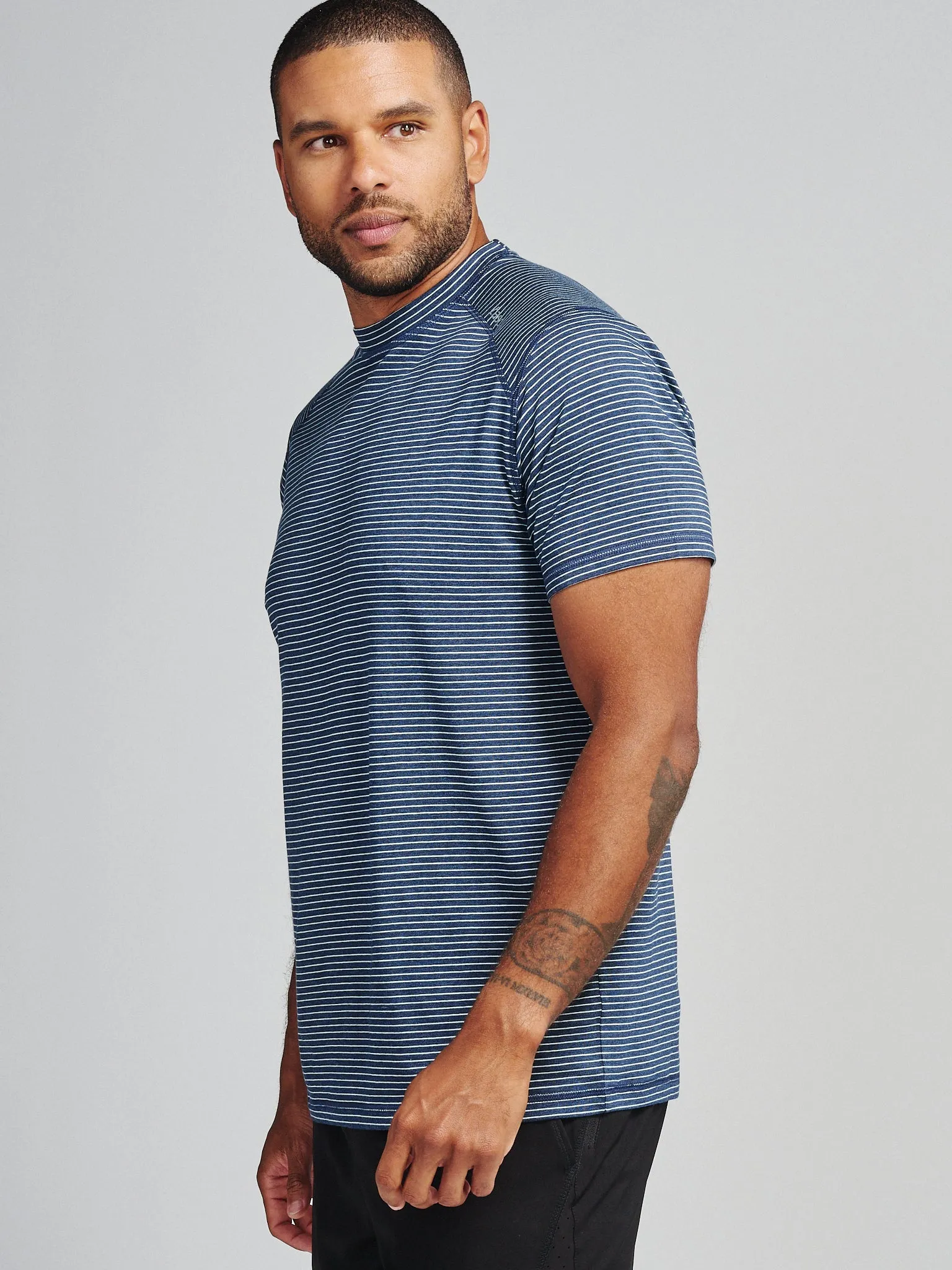 Carrollton Fitness T-Shirt - Mini Stripe