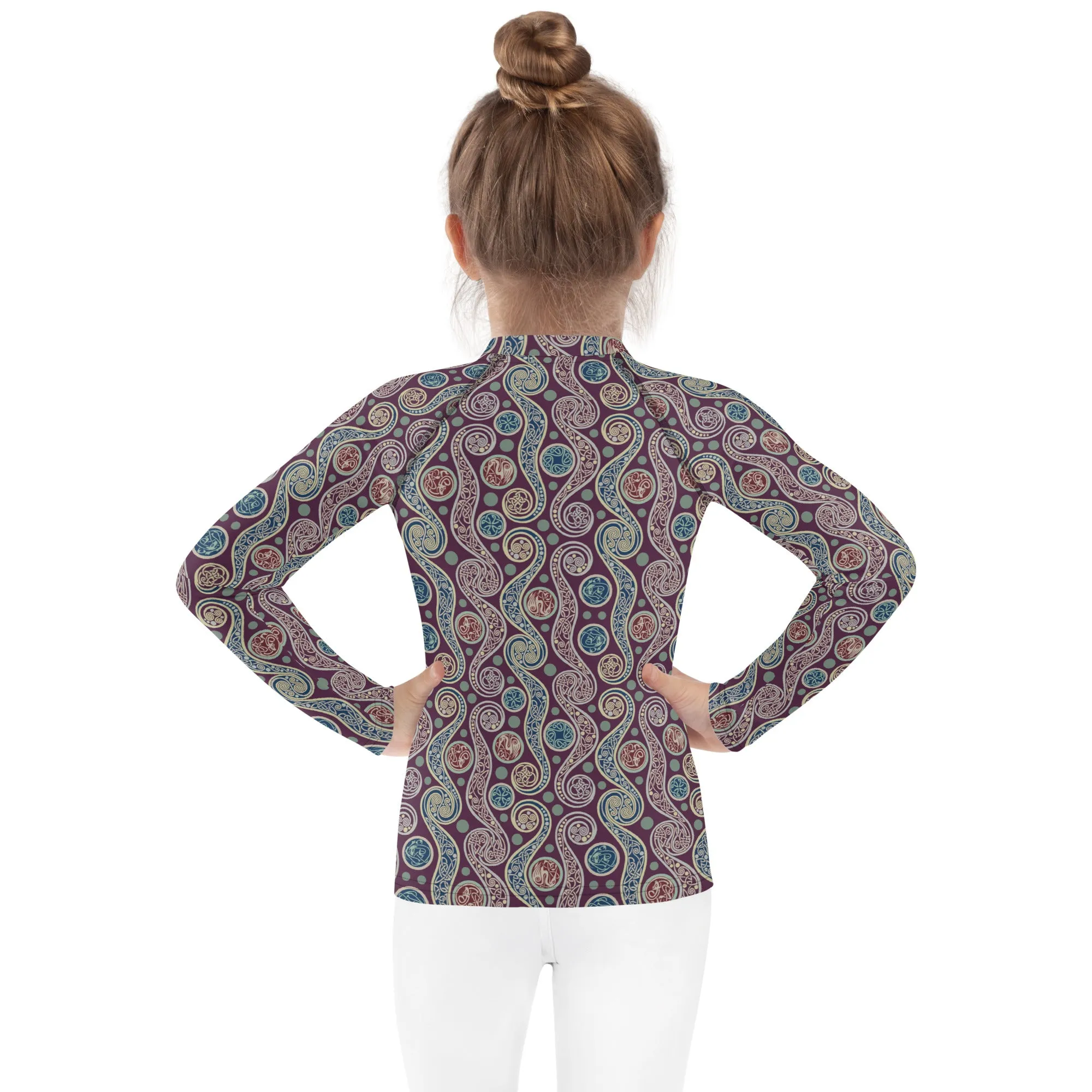 Celtic Paisley Kids Rash Guard (POD)