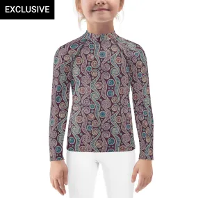 Celtic Paisley Kids Rash Guard (POD)