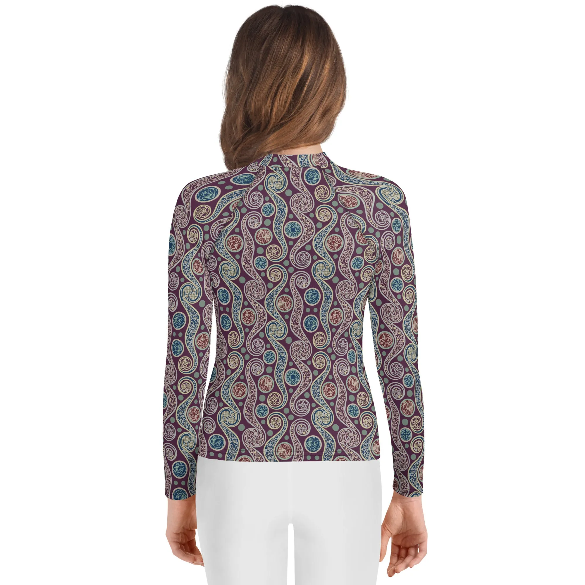 Celtic Paisley Youth Rash Guard (POD)