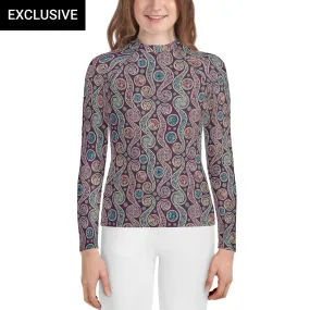 Celtic Paisley Youth Rash Guard (POD)