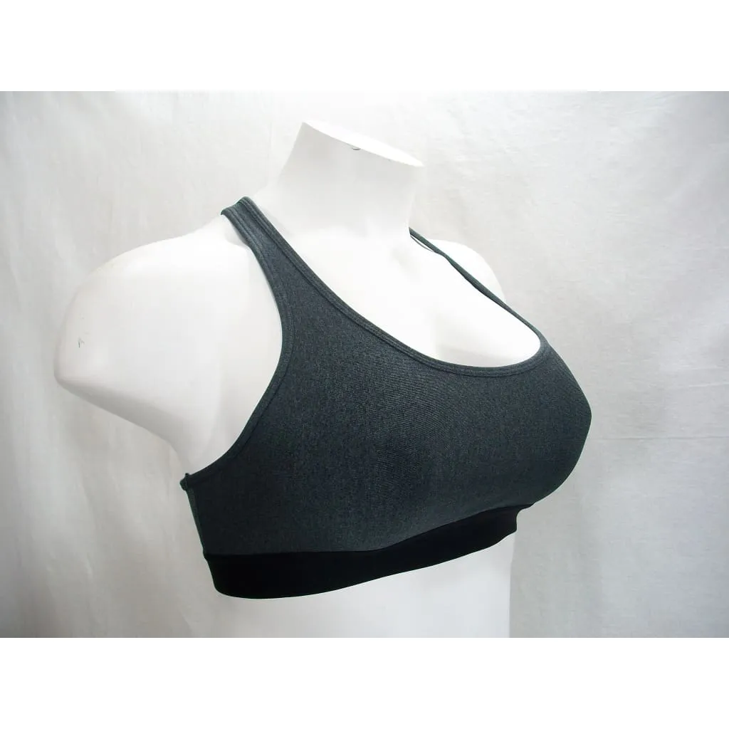 Champion 6715 Absolute Workout II Wire Free Sports Bra LARGE Granite Heat Gray
