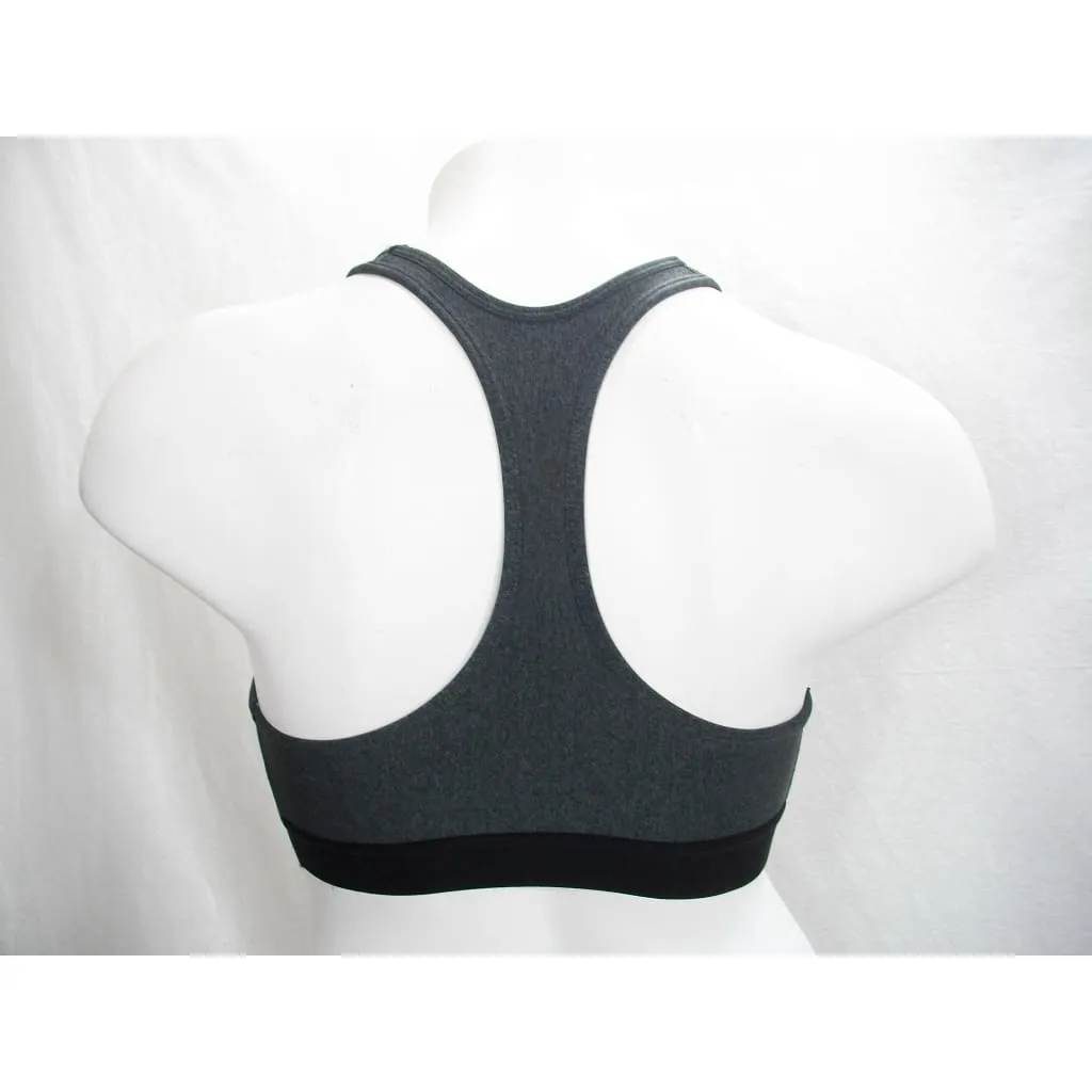 Champion 6715 Absolute Workout II Wire Free Sports Bra LARGE Granite Heat Gray