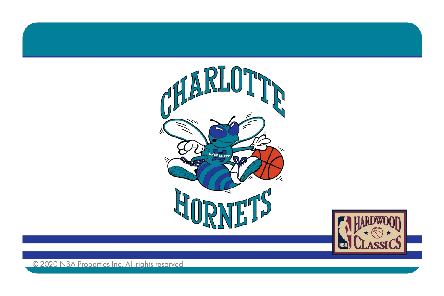 Charlotte Hornets: Home Warmups Hardwood Classics