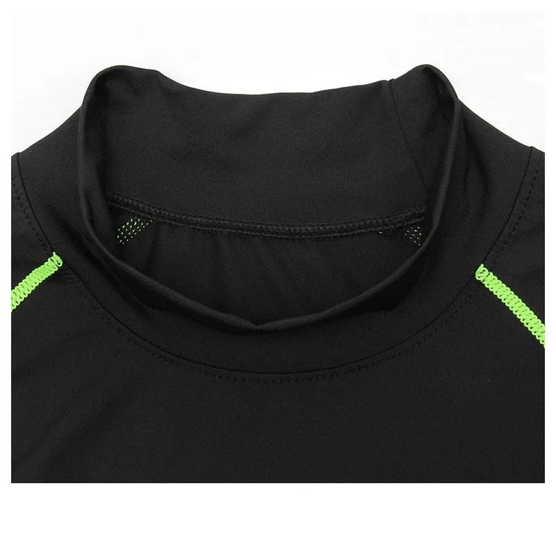 Chiximaxu Underwear For Men High Collar Sport T-Shirt Quick Dry Sports Jersey for Men