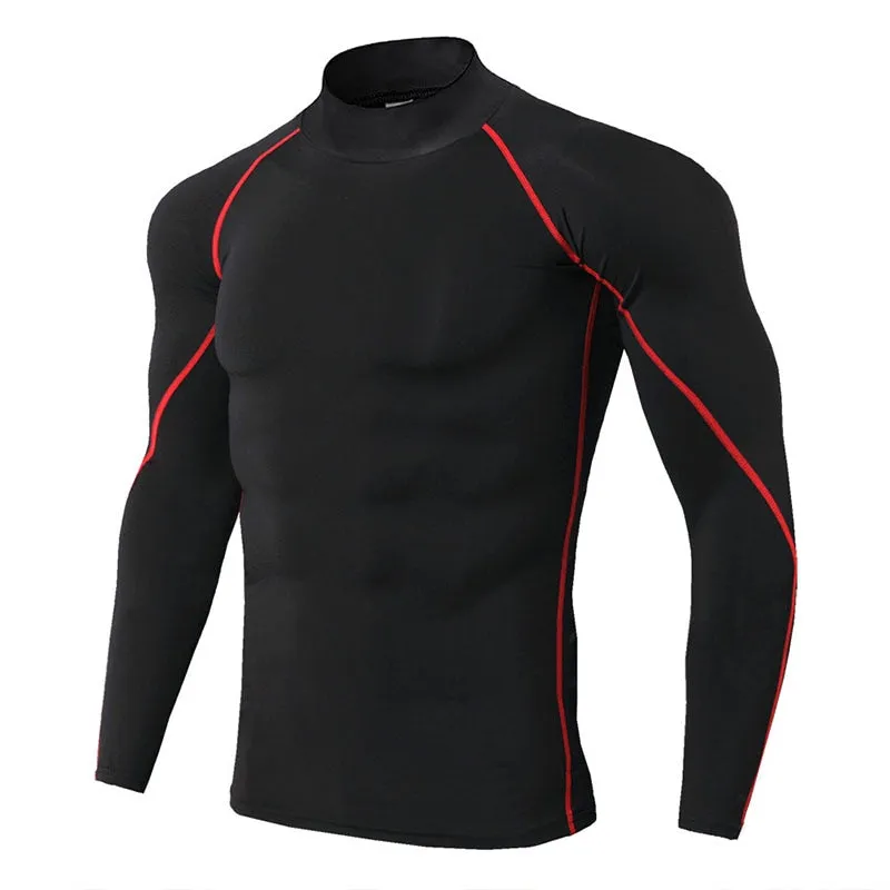 Chiximaxu Underwear For Men High Collar Sport T-Shirt Quick Dry Sports Jersey for Men