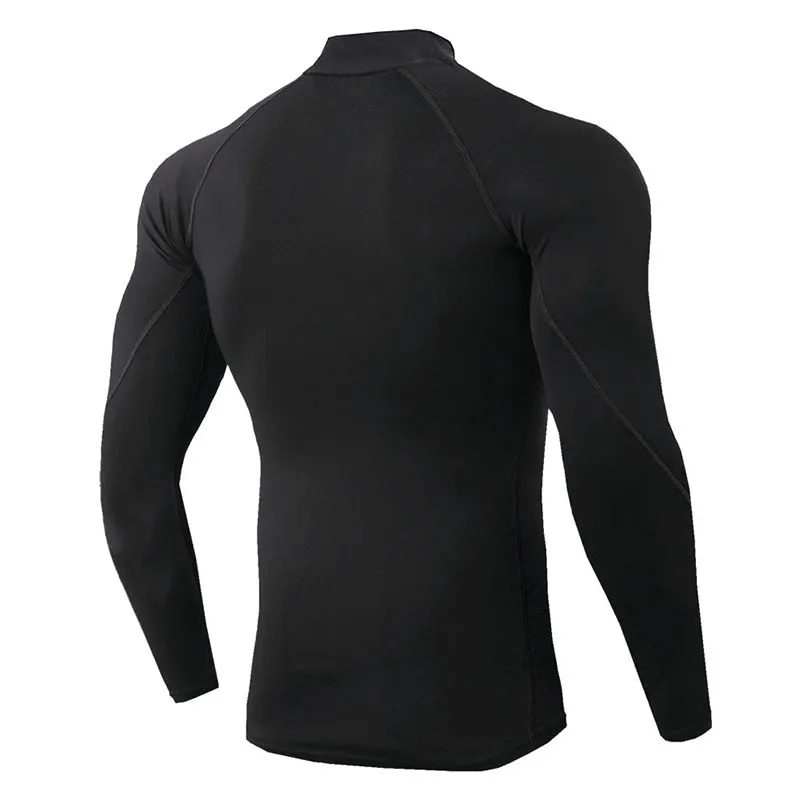 Chiximaxu Underwear For Men High Collar Sport T-Shirt Quick Dry Sports Jersey for Men