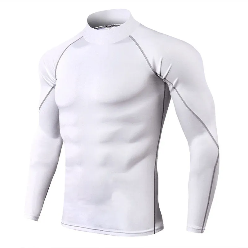 Chiximaxu Underwear For Men High Collar Sport T-Shirt Quick Dry Sports Jersey for Men