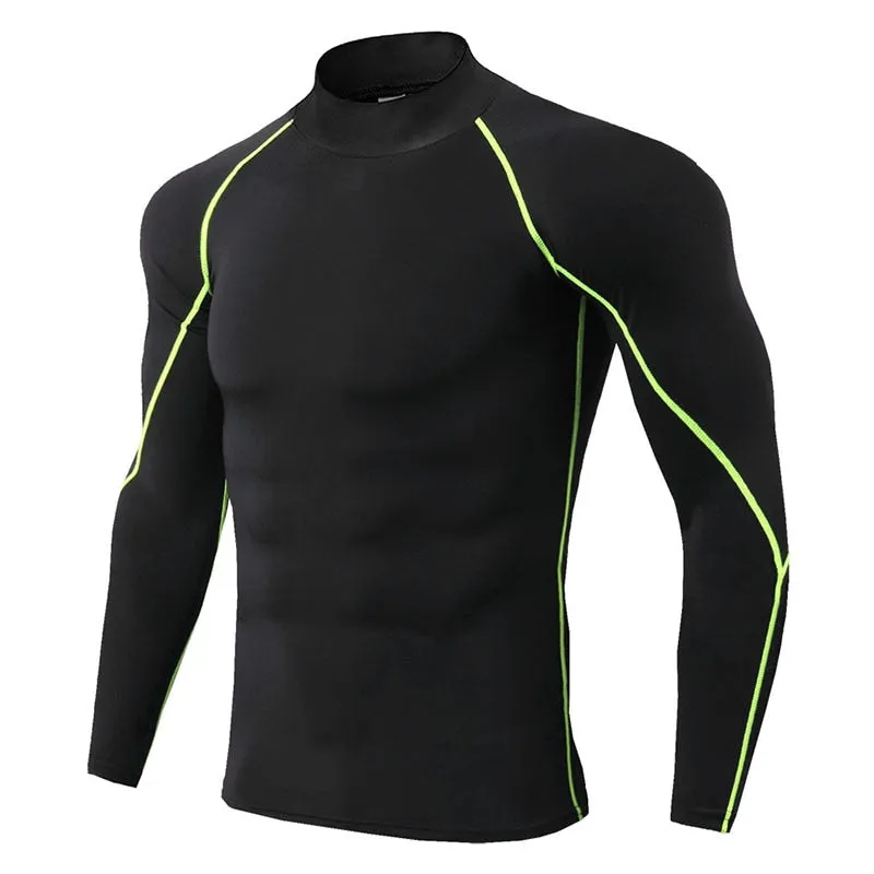 Chiximaxu Underwear For Men High Collar Sport T-Shirt Quick Dry Sports Jersey for Men