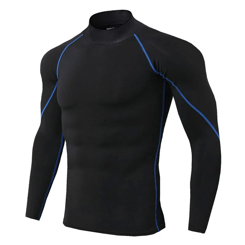 Chiximaxu Underwear For Men High Collar Sport T-Shirt Quick Dry Sports Jersey for Men