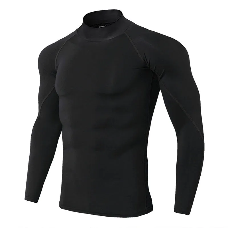 Chiximaxu Underwear For Men High Collar Sport T-Shirt Quick Dry Sports Jersey for Men