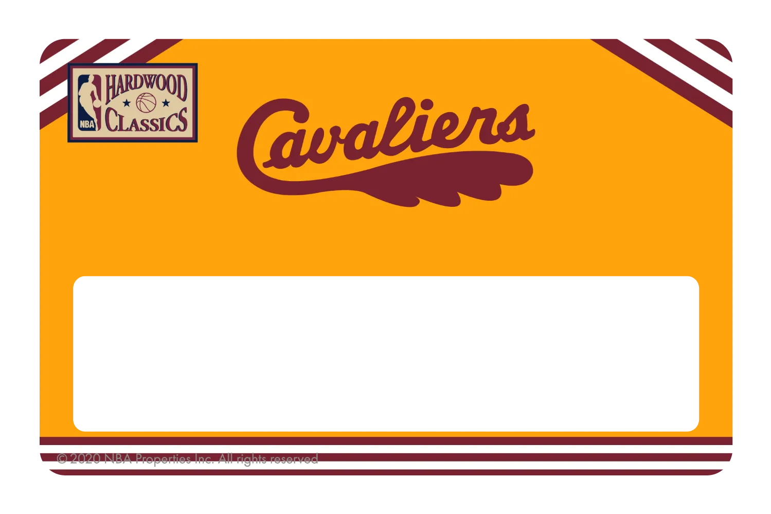 Cleveland Cavaliers: Away Warmups Hardwood Classics