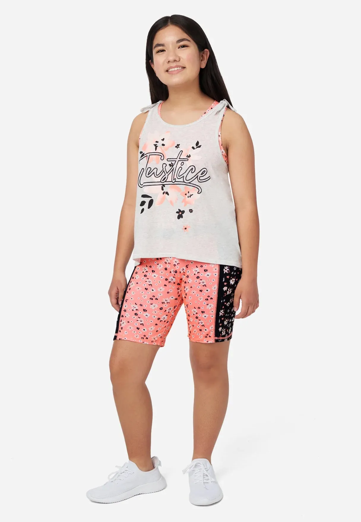 Collection X by Justice Twist Back 2fer Tank Top