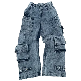 DENIM CARGOS (BLUE)