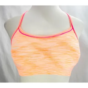 Everlast Wire Free Padded Racerback Sports Bra MEDIUM Bahama Sun Space Dyed