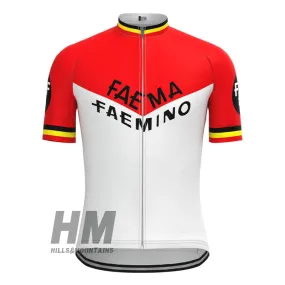 Faema Retro Jersey Short Sleeve Blue Red