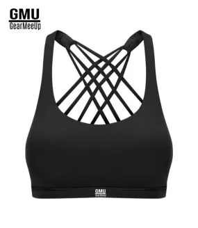 Flex Athletic Criss Cross Strappy Sports Bra