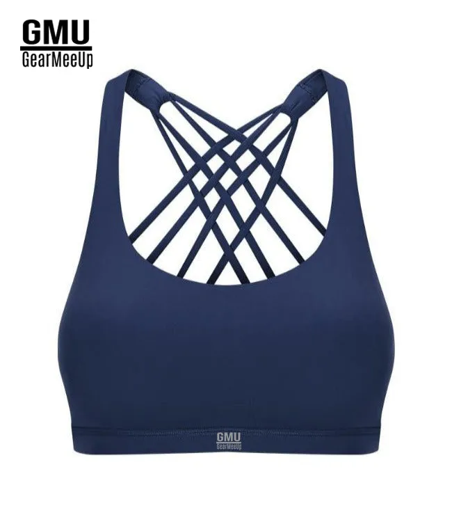 Flex Athletic Criss Cross Strappy Sports Bra
