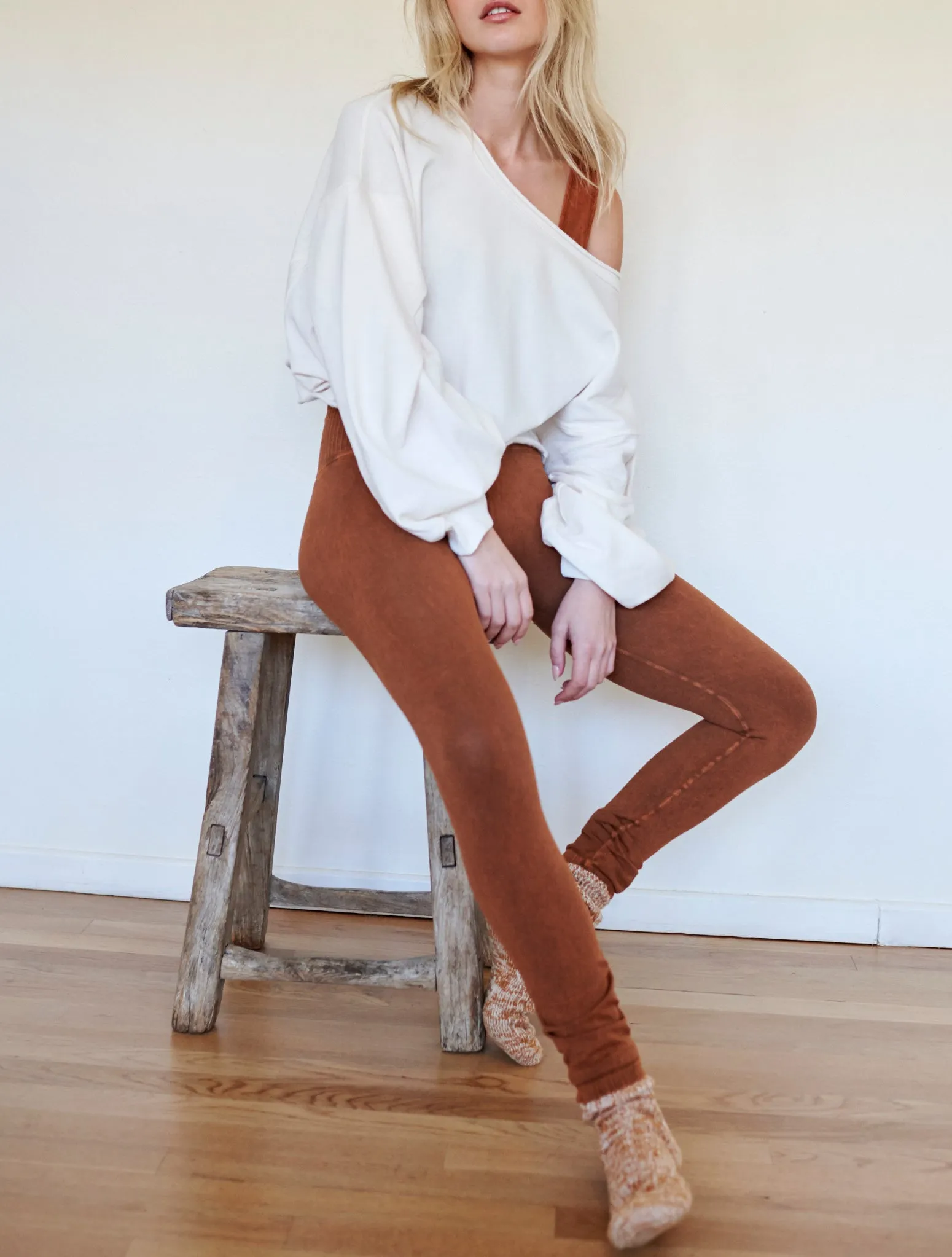 Free People Movement High-Rise 7/8 Length Good Karma Leggings