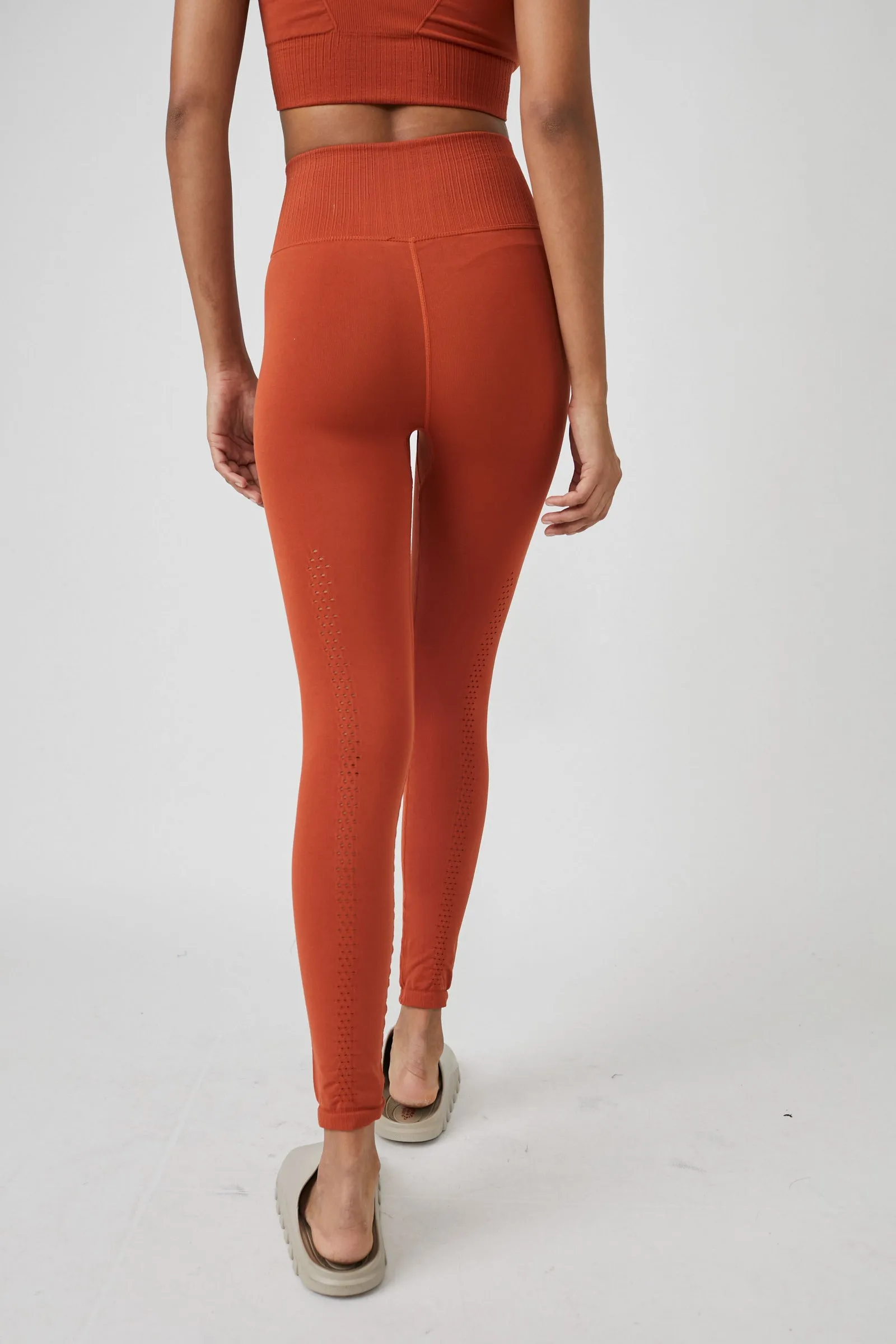 Free People Movement High-Rise 7/8 Length Good Karma Leggings