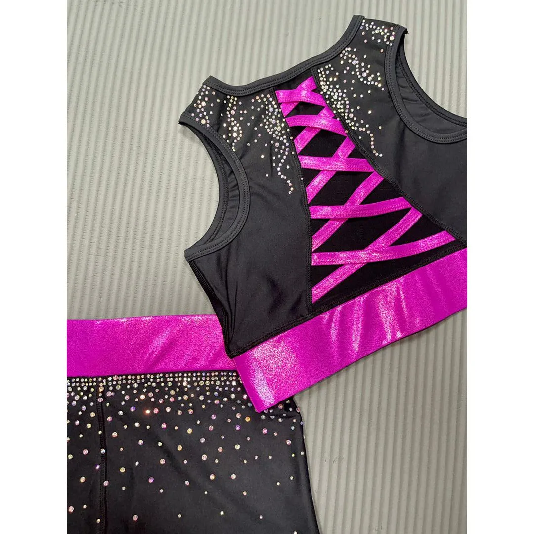 GGU Glitzy Crop Top Set