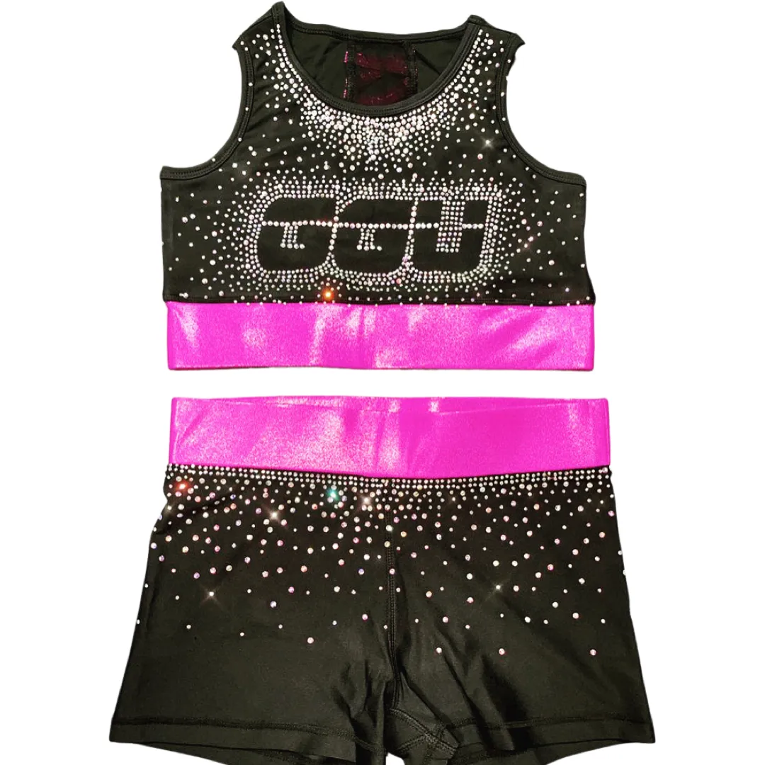 GGU Glitzy Crop Top Set