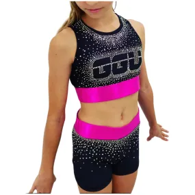 GGU Glitzy Crop Top Set