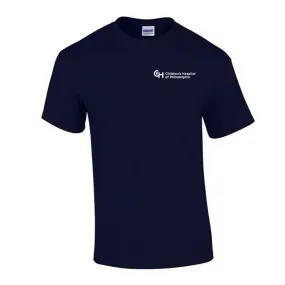 Gildan Adult Heavy Cotton 5.3 oz Neutral Color T-Shirt With White CHOP Logo