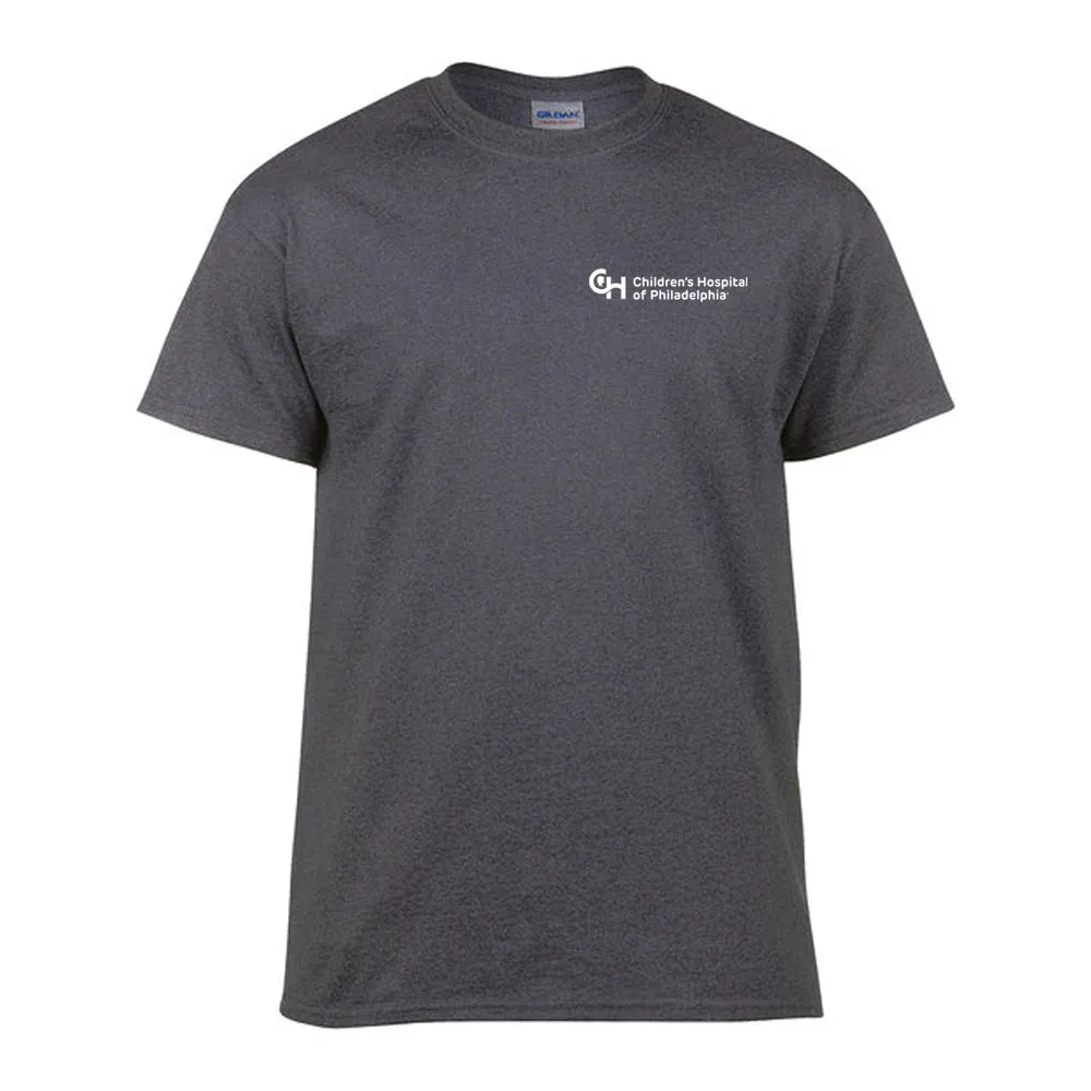 Gildan Adult Heavy Cotton 5.3 oz Neutral Color T-Shirt With White CHOP Logo