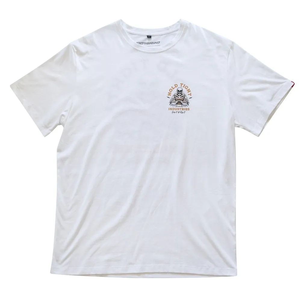 Grip It & Rip It White Mens T-Shirt