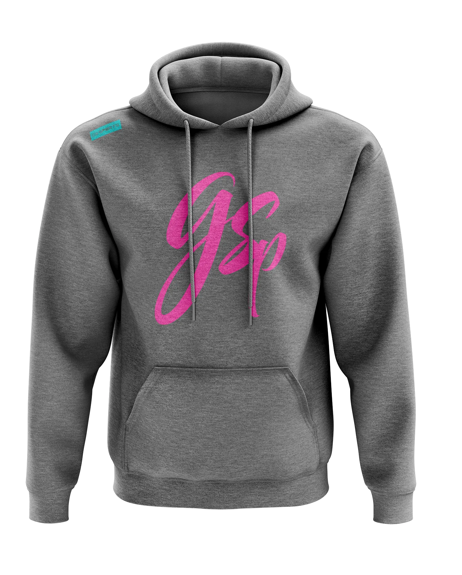 GSP Scripted Pink Teal Unisex Hoodie