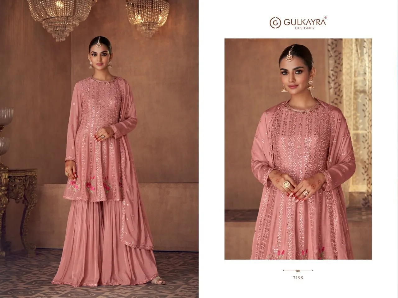 Gulkayra Designer Vaani 7195 Series Designer Suit